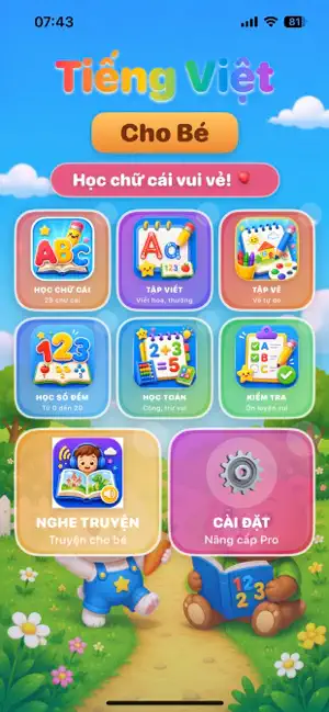 Tieng Viet Cho Be screenshot 2