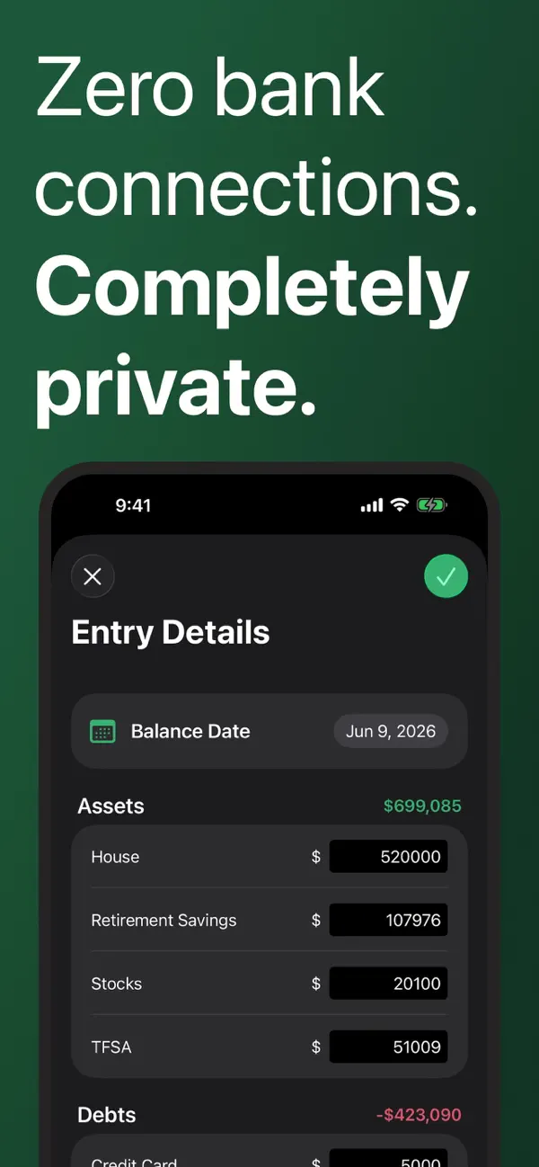 Screenshot #3 pour Net Worth: Wealth Health