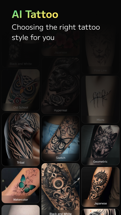 AITattoo : AI Tattoo Generator Screenshot