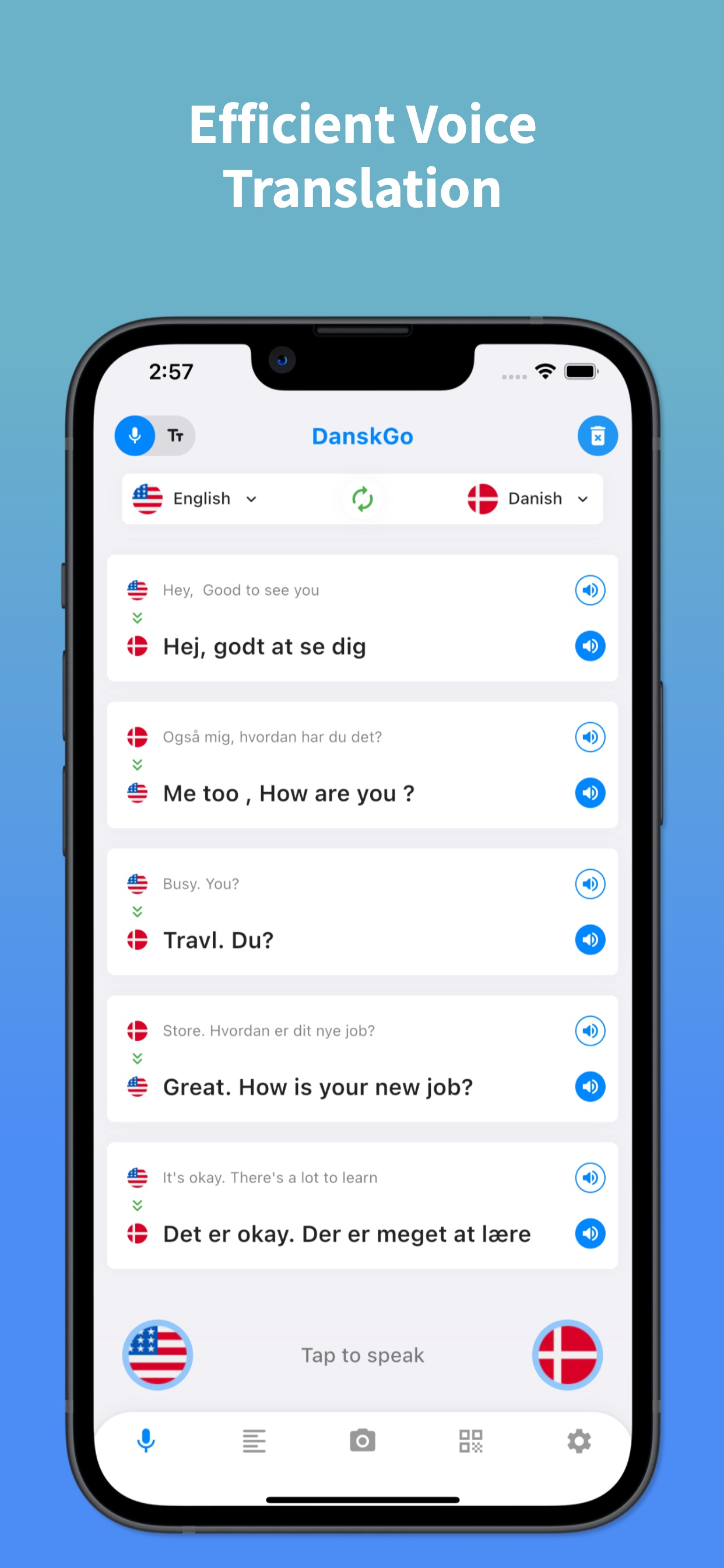Danish Translator & Learn +
