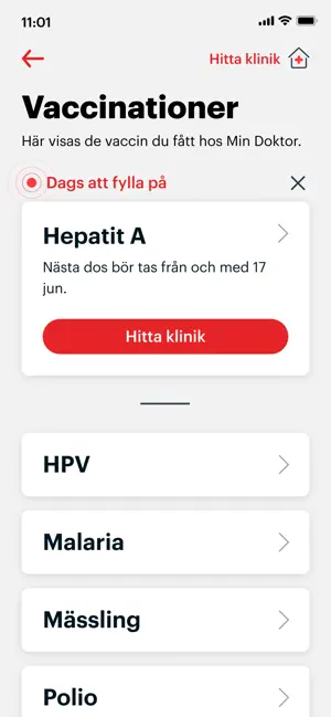 Min Doktor – Vård & vaccin iPhone screenshot 6
