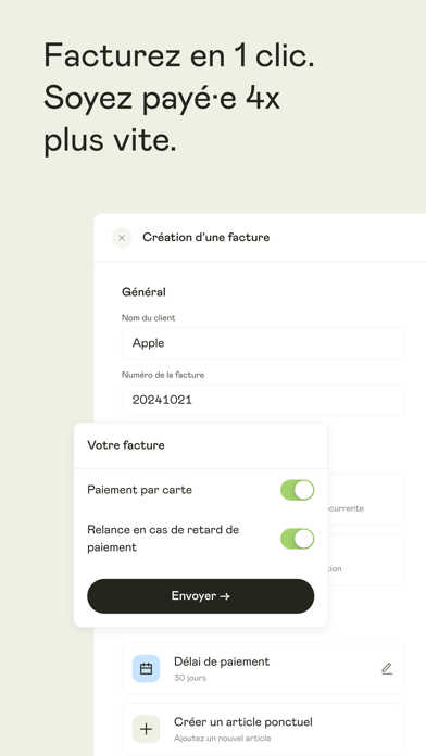 Shine - Compte pro en ligne iPhone screenshot 5 - Finance app