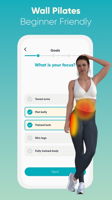 Wall Pilates 28-Day Challenge Screenshot