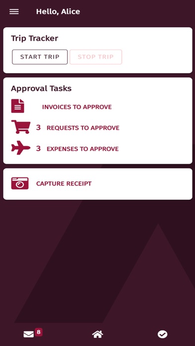 Corpay Expense Track Screenshot