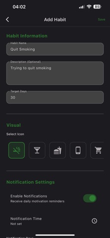 QuitterHub screenshot