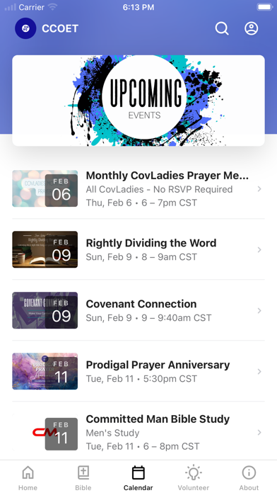 Covenant Church of East Texas Screenshot