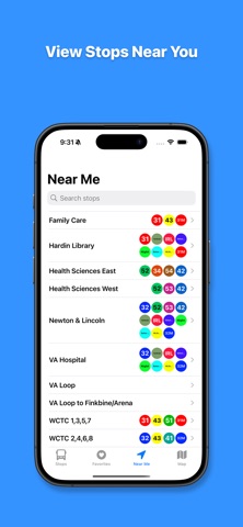 UIowa Bus iPhone screenshot