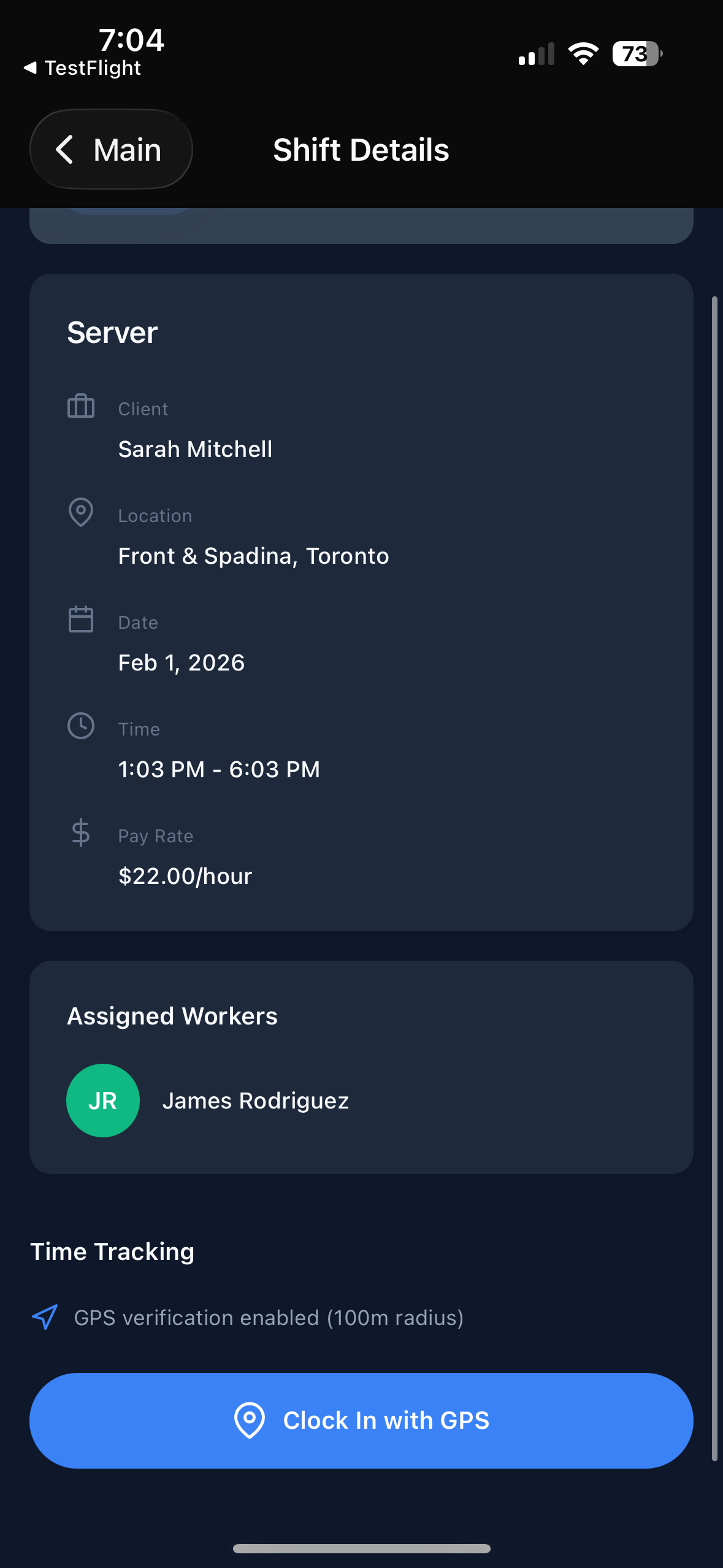 WFConnect Staff Management screenshot 3