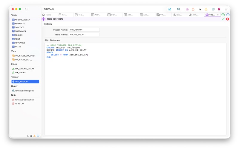 SQLVault screenshot