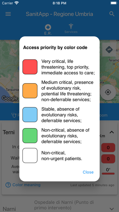 SanitApp - Regione Umbria Screenshot