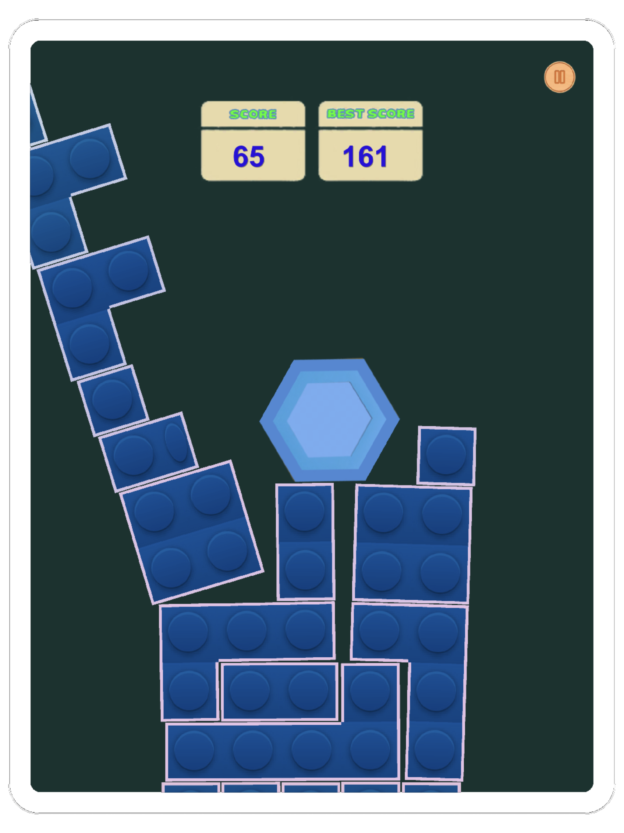 Tower of Hexagons