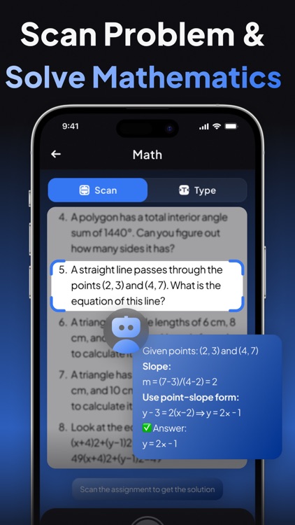 A+ Math AI Homework Helper App