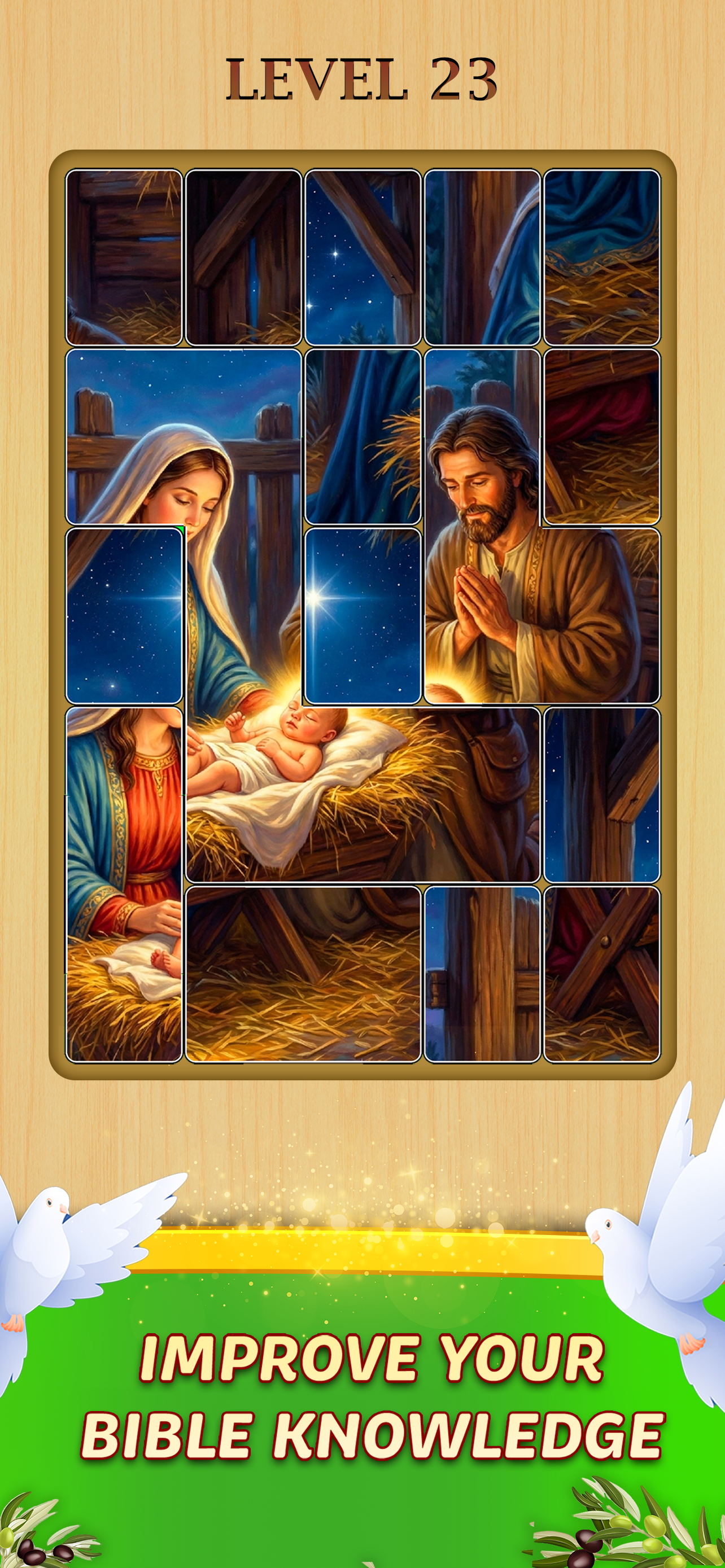 Bible Jigsolitaire -Jigsaw screenshot 4