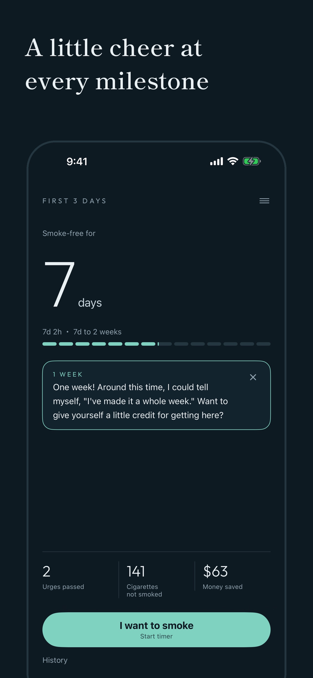 Screenshot 5 of Quit Smoking: First 3 Days