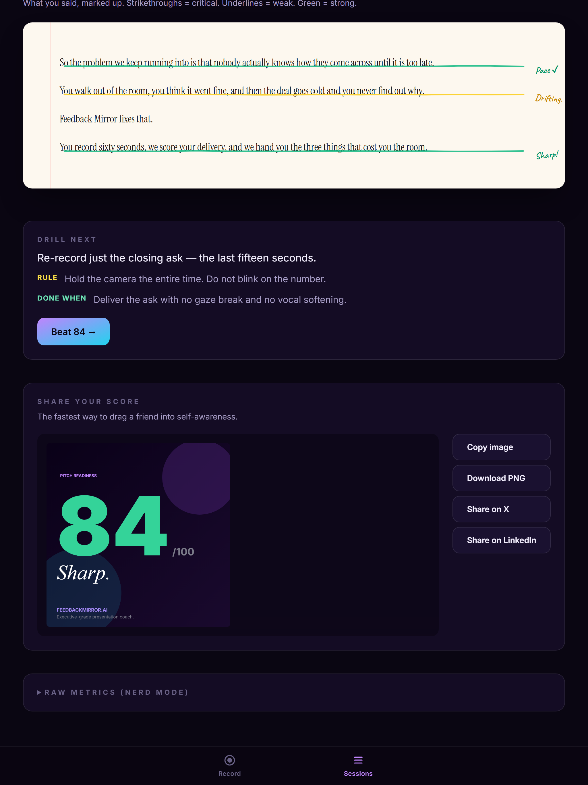 Feedback Mirror screenshot 8