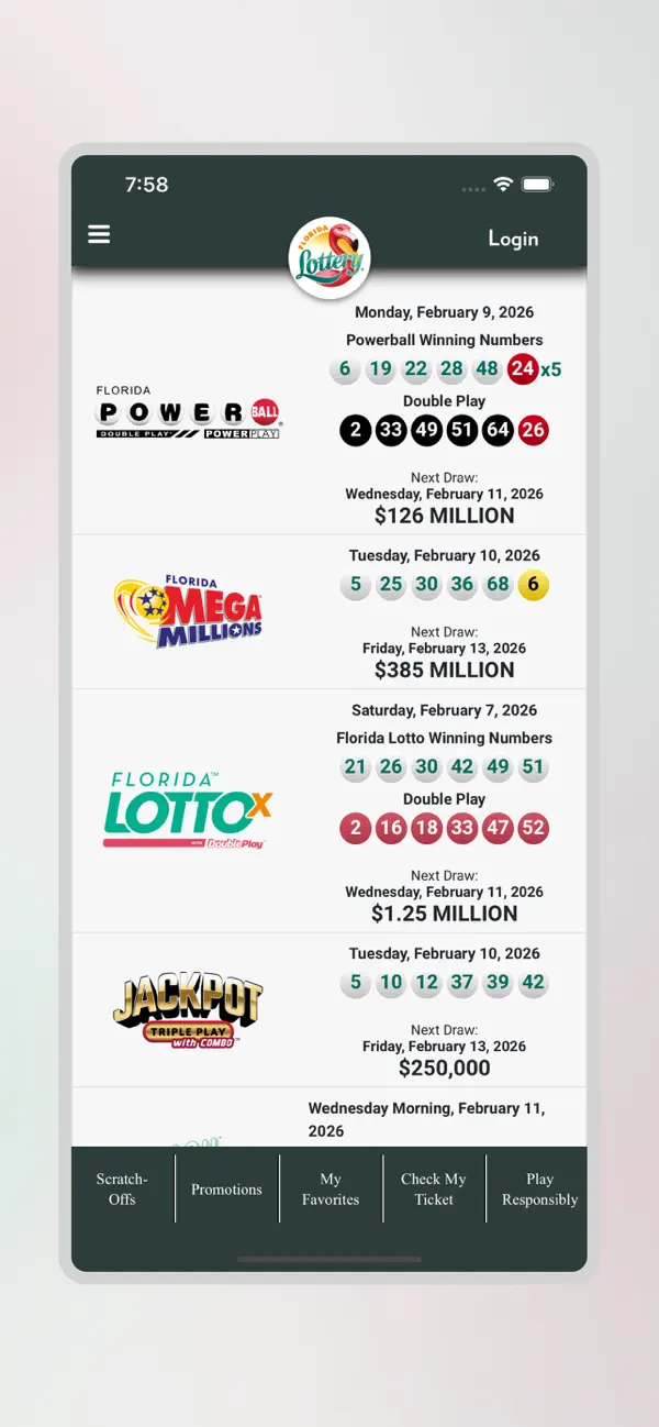 Screenshot #2 pour Florida Lottery