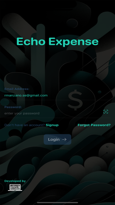 EchoExpense Screenshot