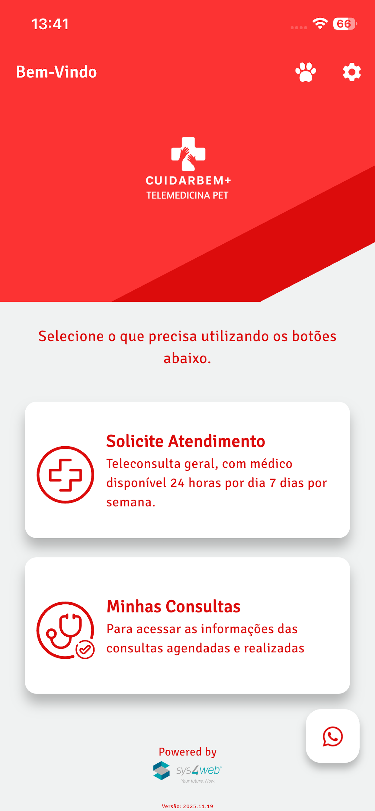 CuidarBem+ Telemedicina Pet screenshot 2