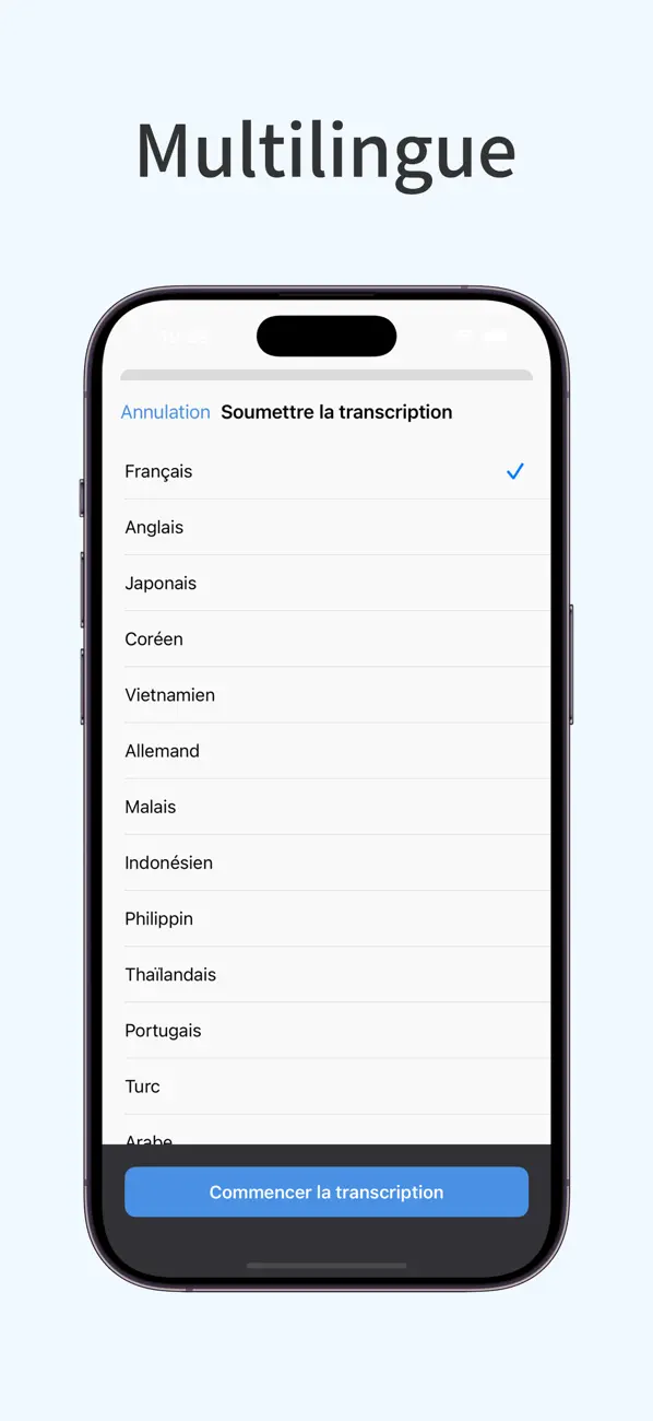 Screenshot #2 pour Audio en texte