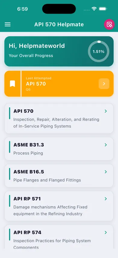 API 570 Helpmate screenshot 2