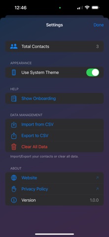 App screenshot