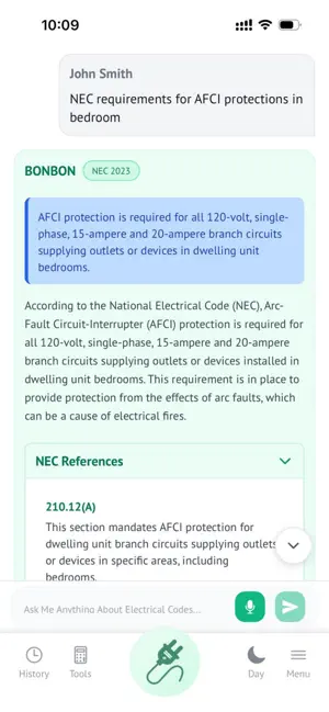 Ask BONBON - NEC Code AI screenshot 4