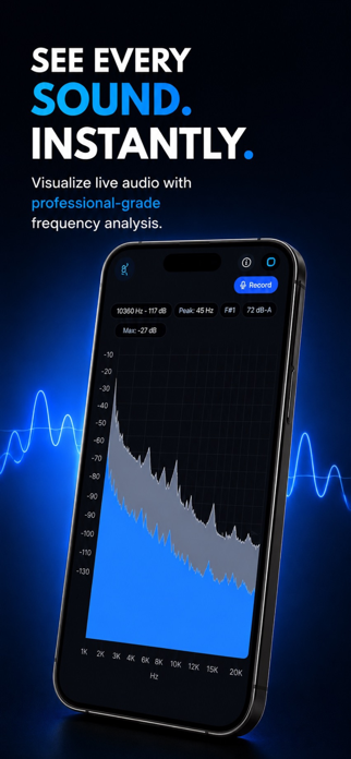 Spectrum Analyzer: Audio RTA Screenshot 2 of 6
