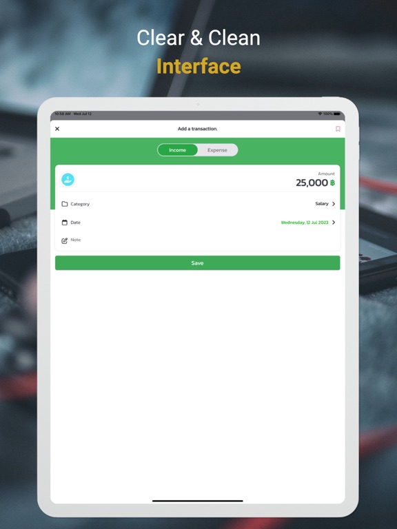 Money Note Plus iPad screenshot 7 - Finance app