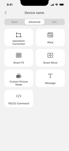 Optoma Smart Control screenshot