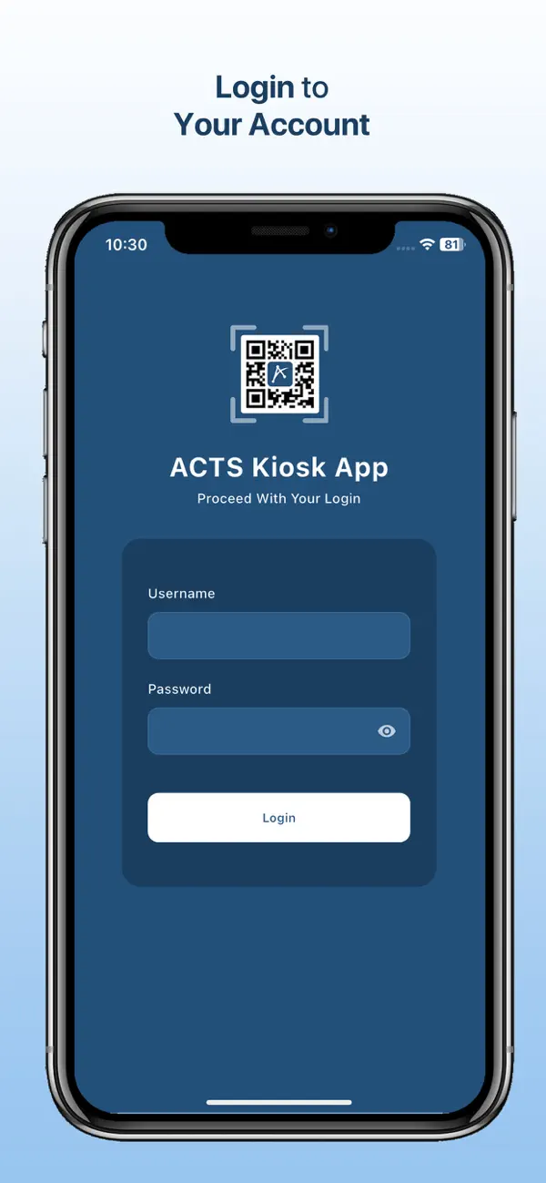Screenshot #1 pour ACTS KIOSK