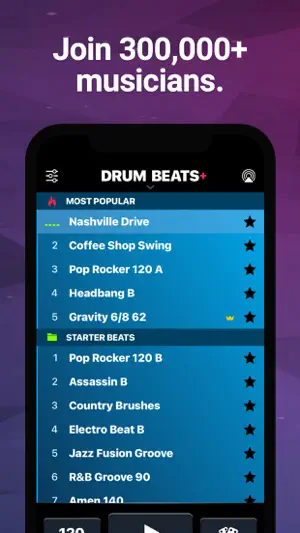 Drum Beats+ Rhythm Machine screenshot 1