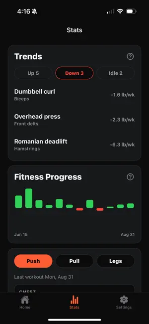 Push/Pull/Legs screenshot 3