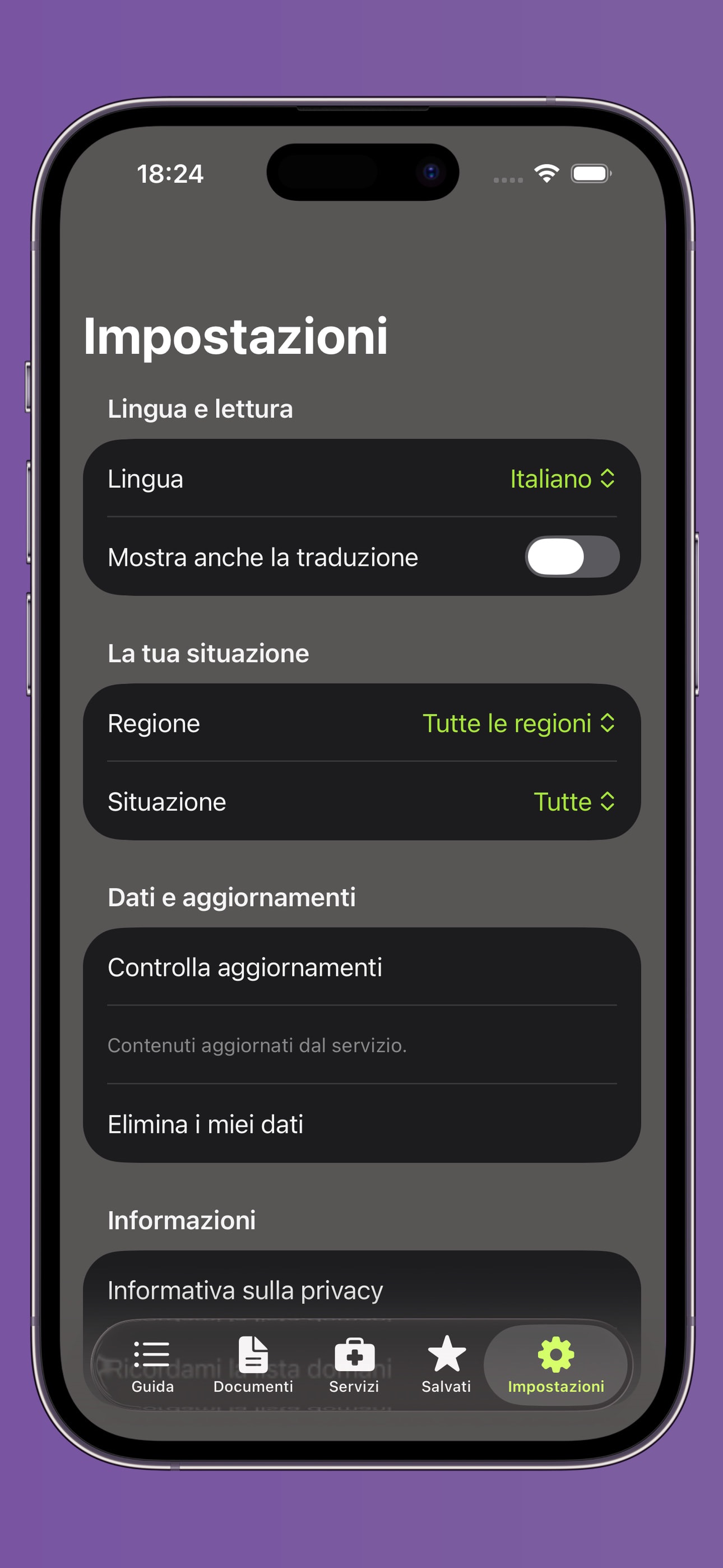 Screenshot 6 of Migrant Support Book