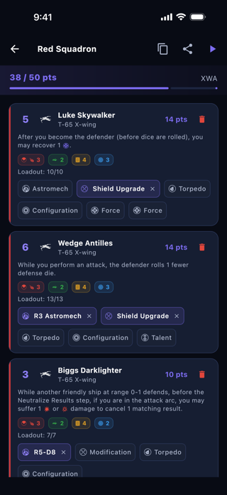 Squadron Datapad Screenshot 2 of 5