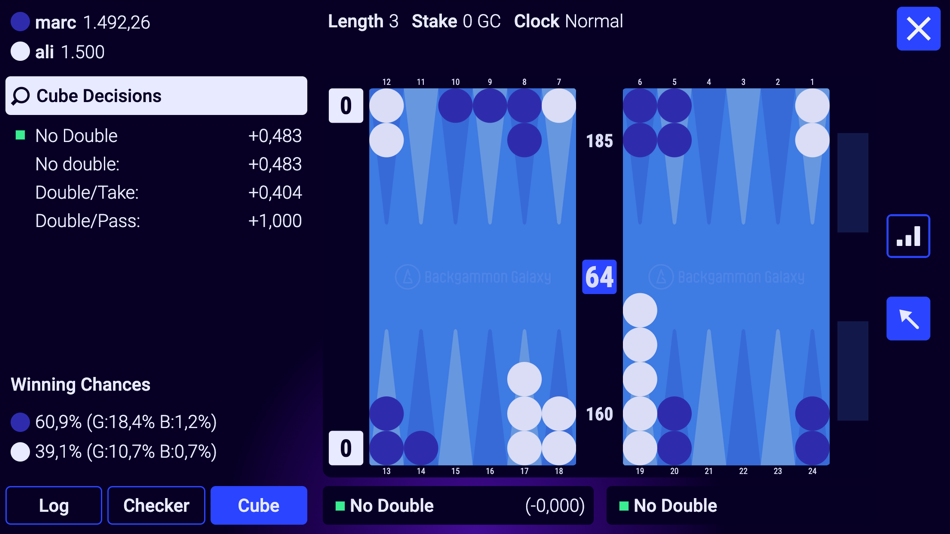 #8. Backgammon - Play and Learn (iOS) Podle: Tadorne Ventures Limited