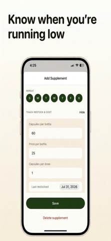 SuppAlarm: Supplement Reminder Screenshot 5 of 5