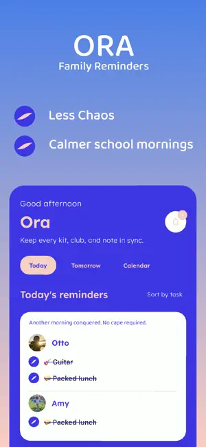 Ora: Family Reminders screenshot 1
