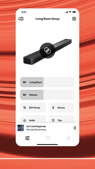 Screenshot von Bose auf dem iPhone 5