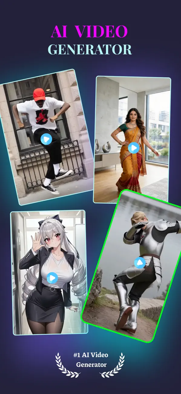 Screenshot #2 pour Aura: AI Photo Video Generator