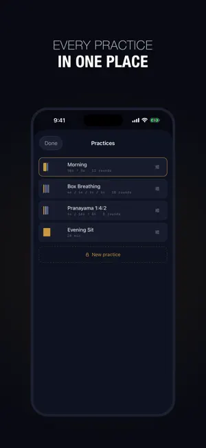 Sthira: Yoga Interval Timer screenshot 1