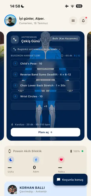 Powain: 1:1 Fitness Coaching screenshot 2