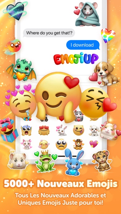 Screenshot #2 pour Emoji Up: emoji maker ai emoji