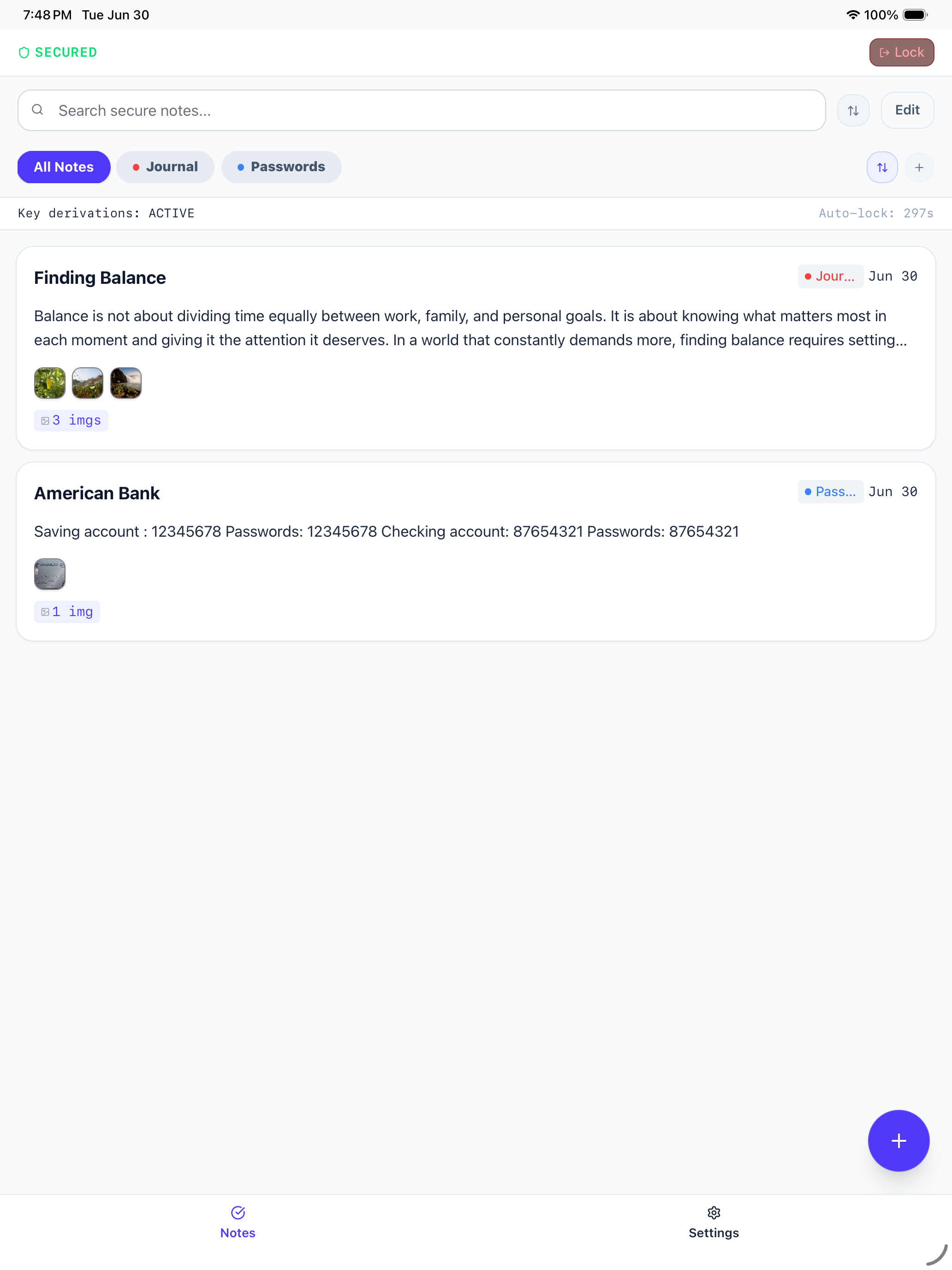 EncryptaNote screenshot 10