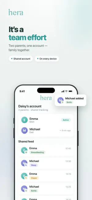 Hera: Baby Tracker & Growth iPhone screenshot 6