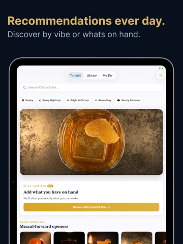 Barback: Cocktails iPad screenshot