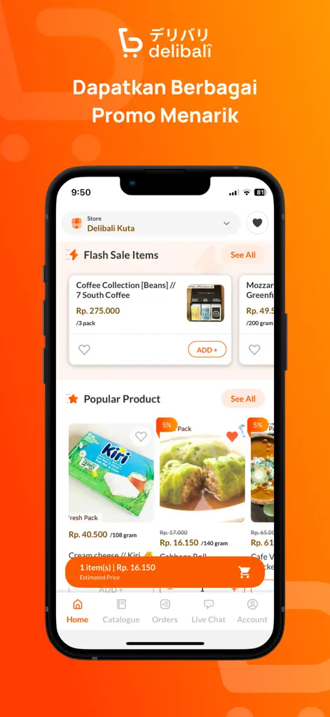 delibali Online Shopping - Shopping App | MWM