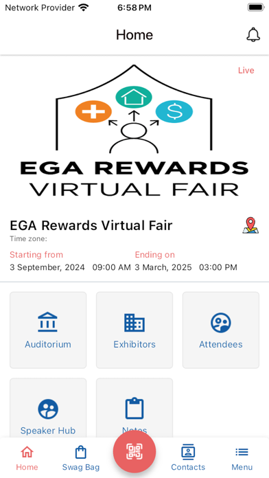 EGA Rewards Screenshot