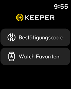 Keeper Passwort-Manager Screenshot