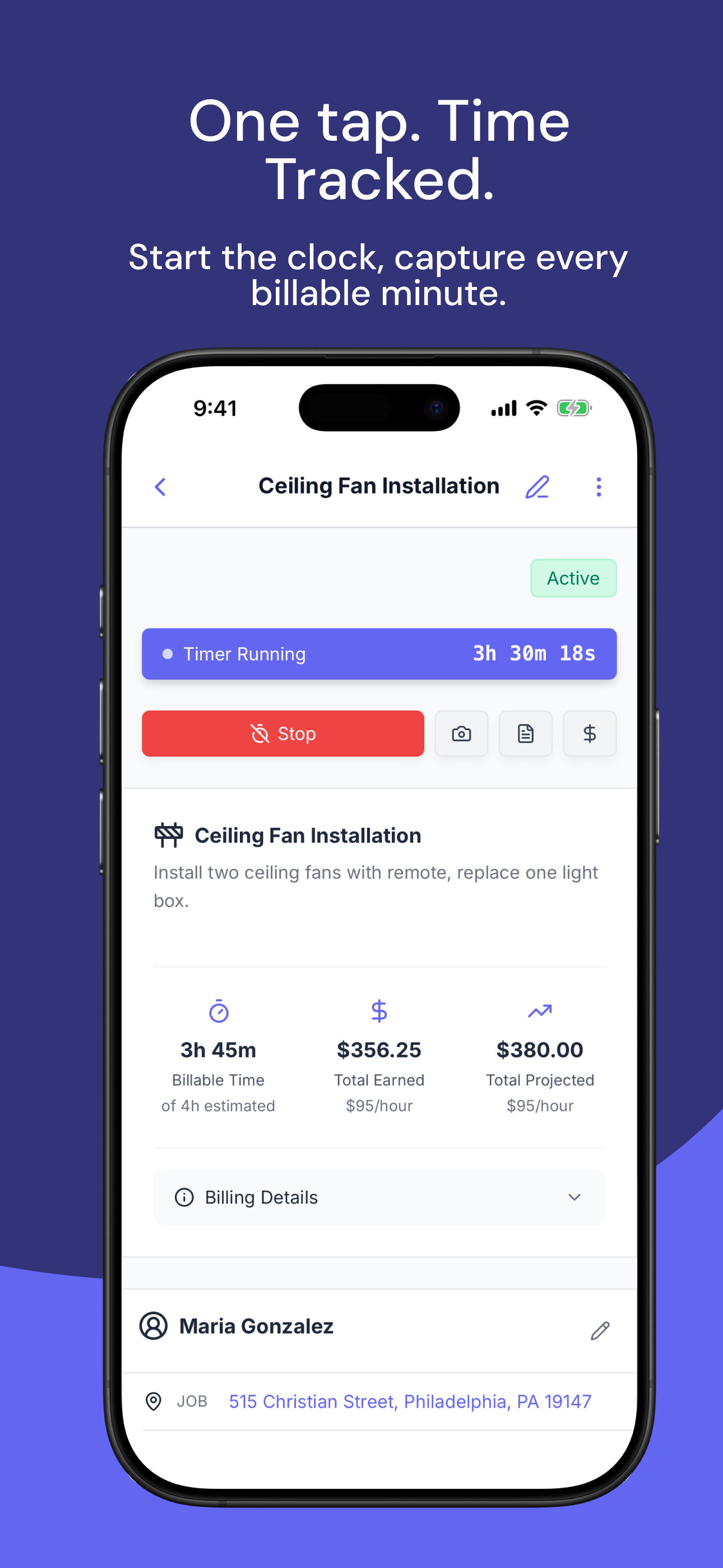 Werkly: Job Tracker & Invoices screenshot 6