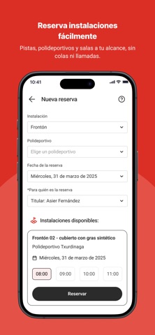 Bilbao Kirolak iPhone screenshot 2